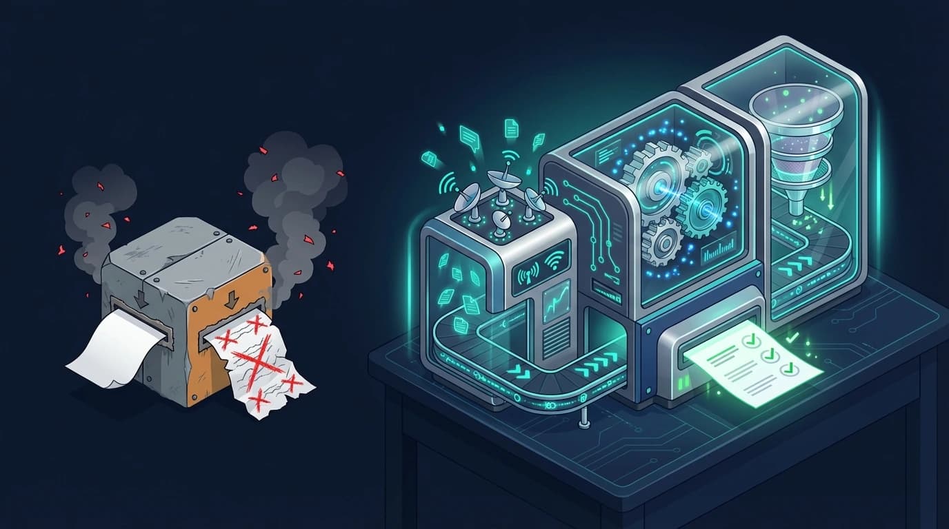 Diagram showing 10 AI agents analyzing a startup idea in parallel