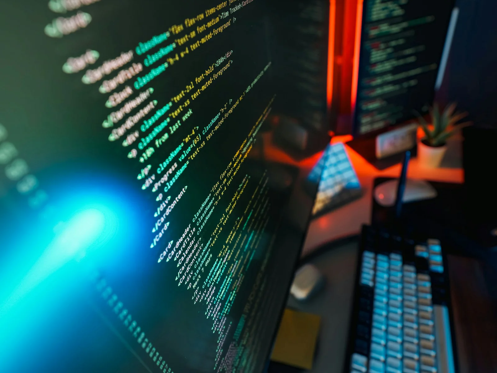 Faster AI coding deployment on the left versus security audit revealing OWASP failures and slopsquatted hallucinated packages on the right