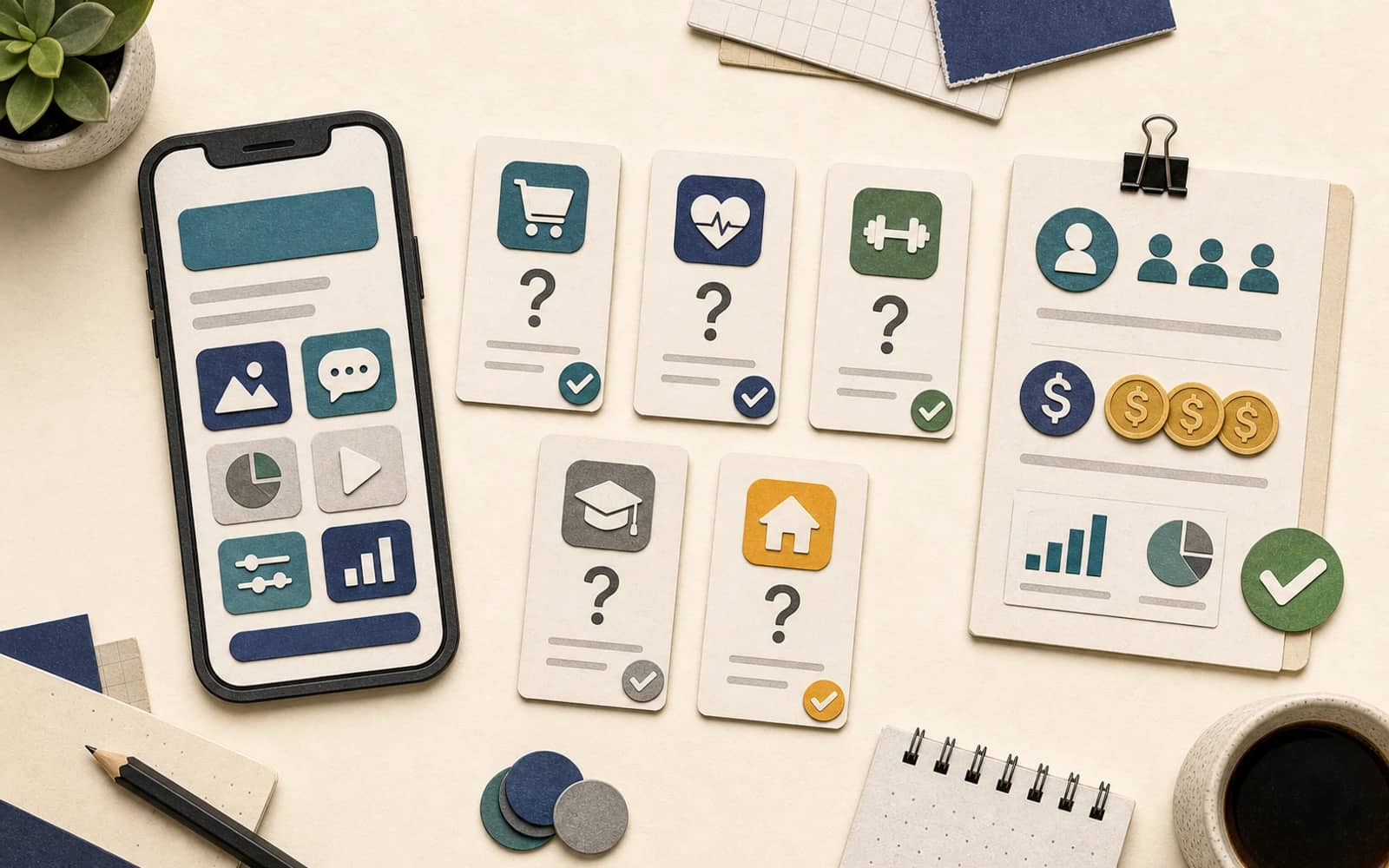 App startup idea passing a validation gate before launch