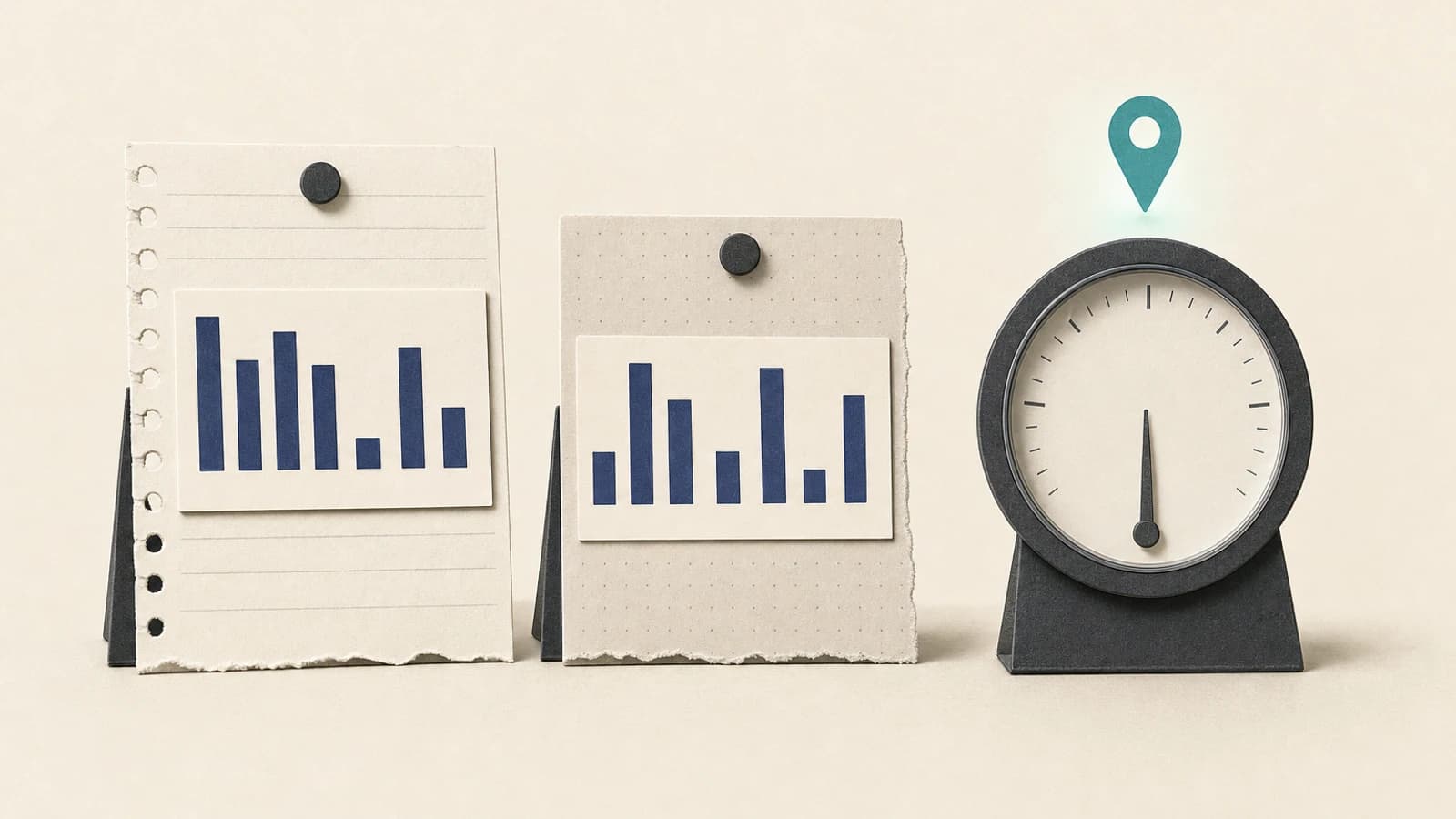 Two company counters on cofounder.co showing different numbers with no revenue dial beside them