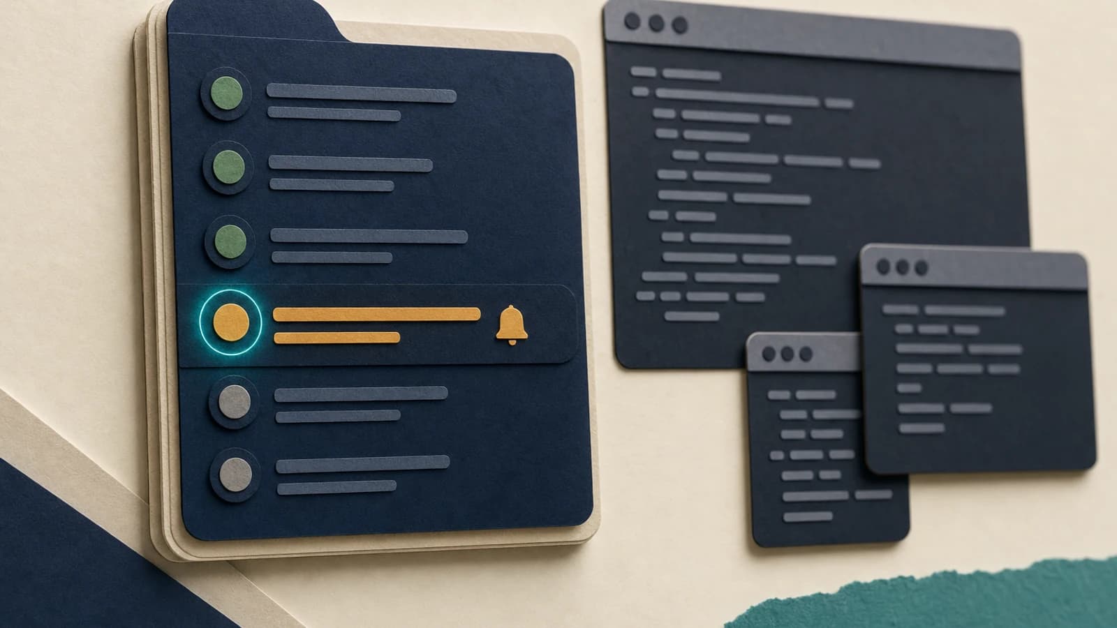 Herdr review: a terminal sidebar listing coding agents as working, blocked and done, with one blocked agent highlighted for attention