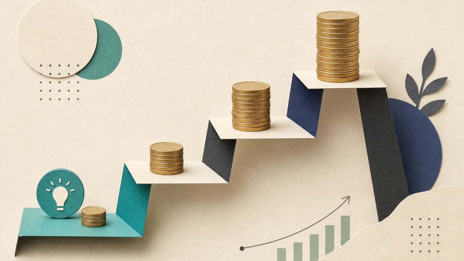 The Spend Ladder framework showing four validation rungs from free desk research to paid commitment