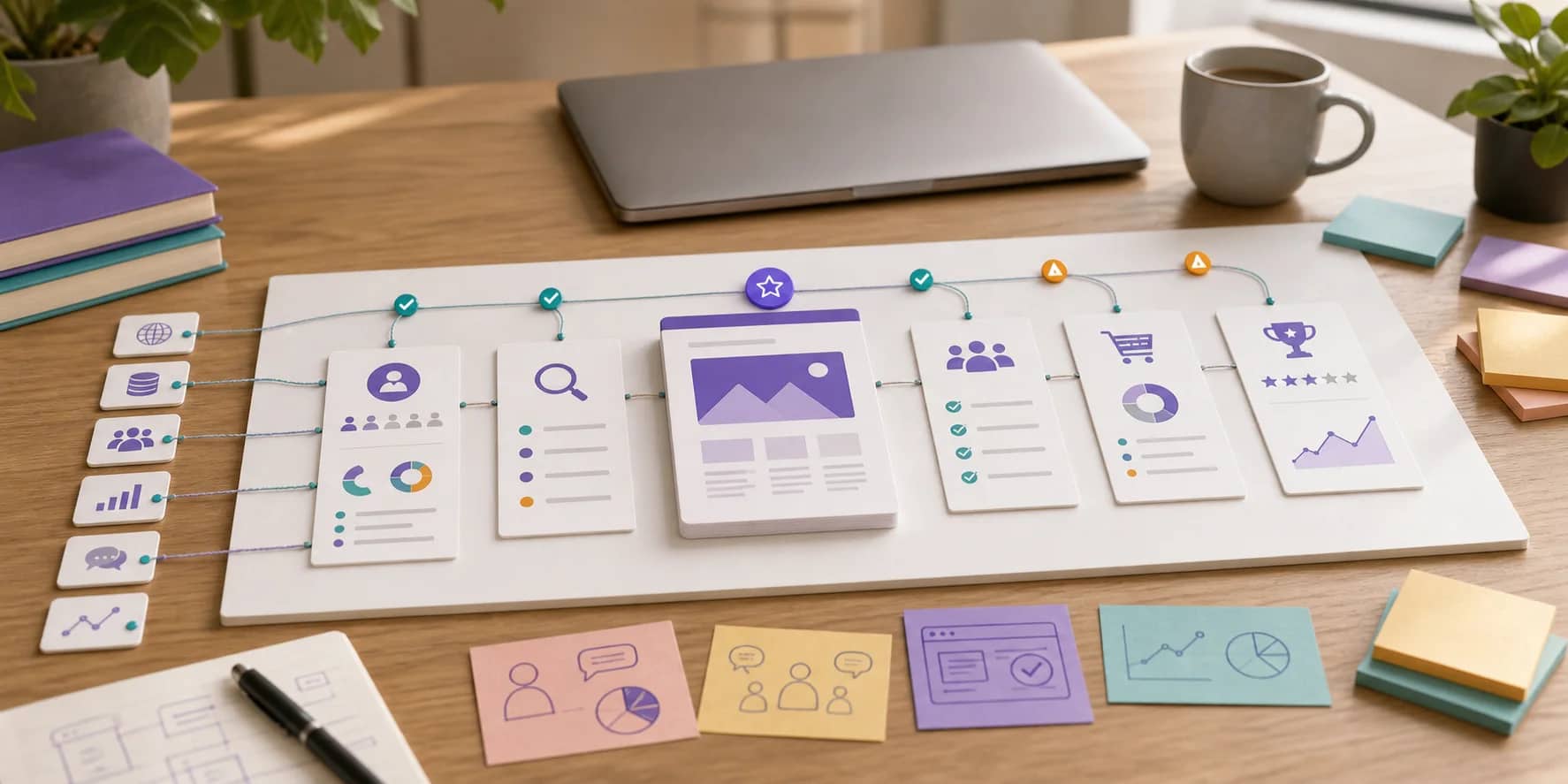 Founder drafting a value proposition with three positioning frameworks side by side