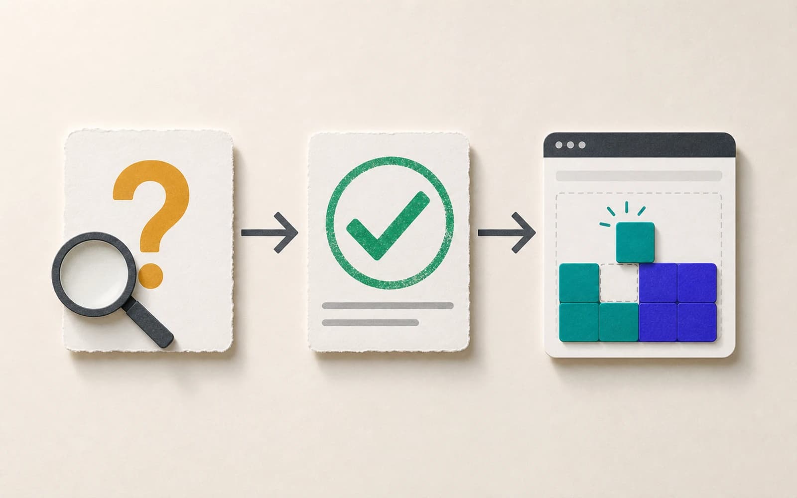 Validation evidence flowing into an autonomous startup build workflow