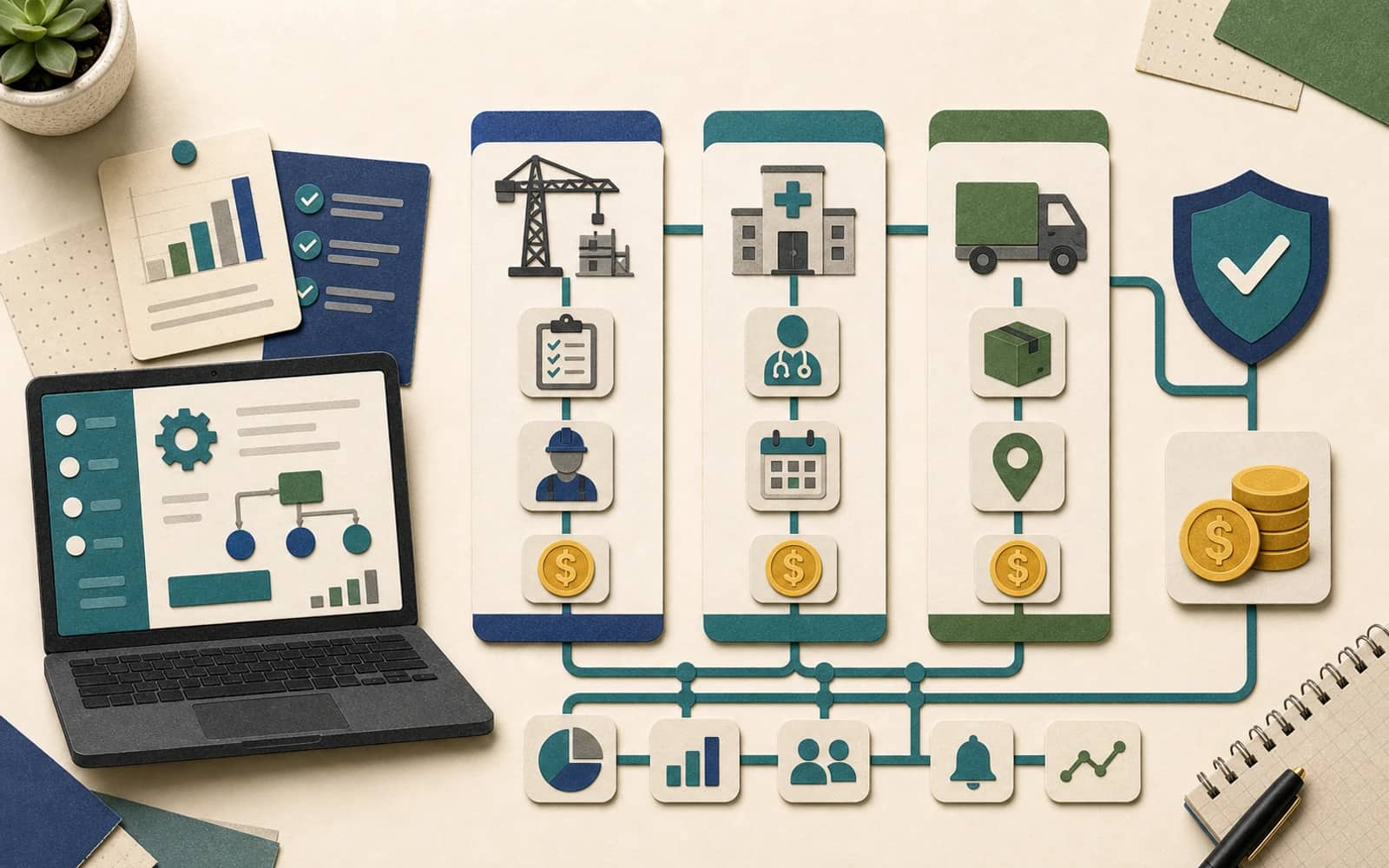 Vertical SaaS idea passing a validation gate before launch