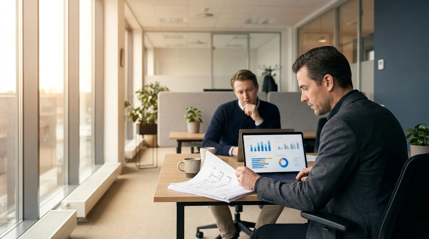 Consultant screening a client startup idea with source-linked evidence before recommending a build
